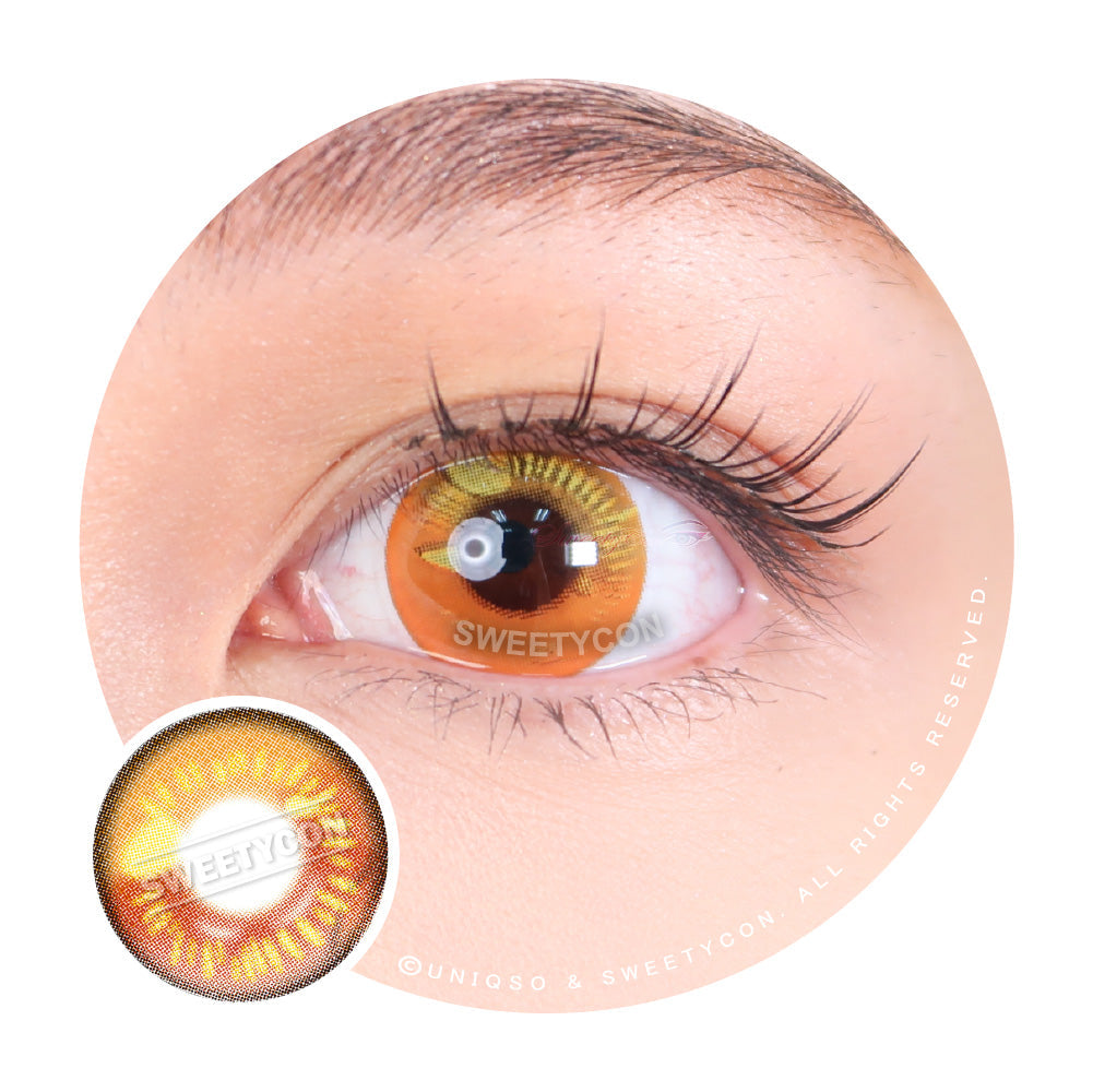 Sweety Anime Orange (1 lens/pack)-Colored Contacts-UNIQSO UK