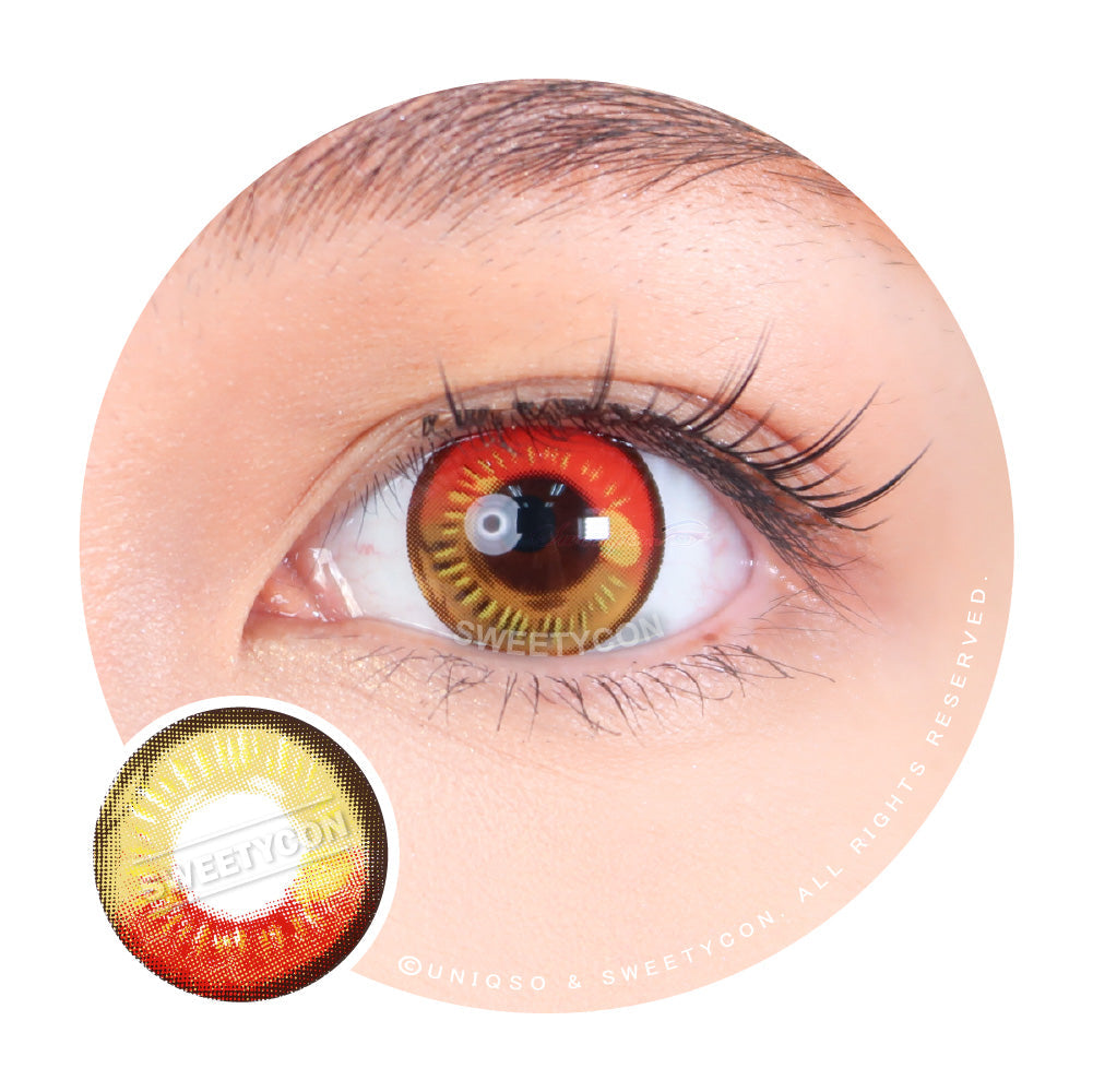 Sweety Anime Red (1 lens/pack)-Colored Contacts-UNIQSO UK