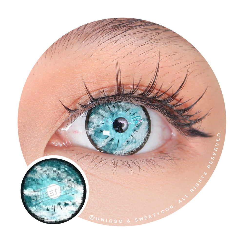 Sweety Anime Sora Blue (1 lens/pack)-Colored Contacts-UNIQSO UK
