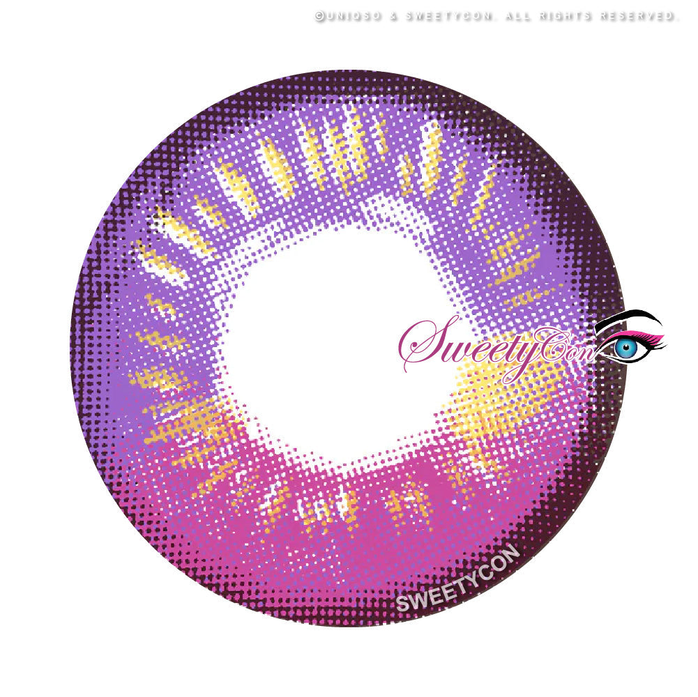 Sweety Anime Violet (1 lens/pack)-Colored Contacts-UNIQSO UK