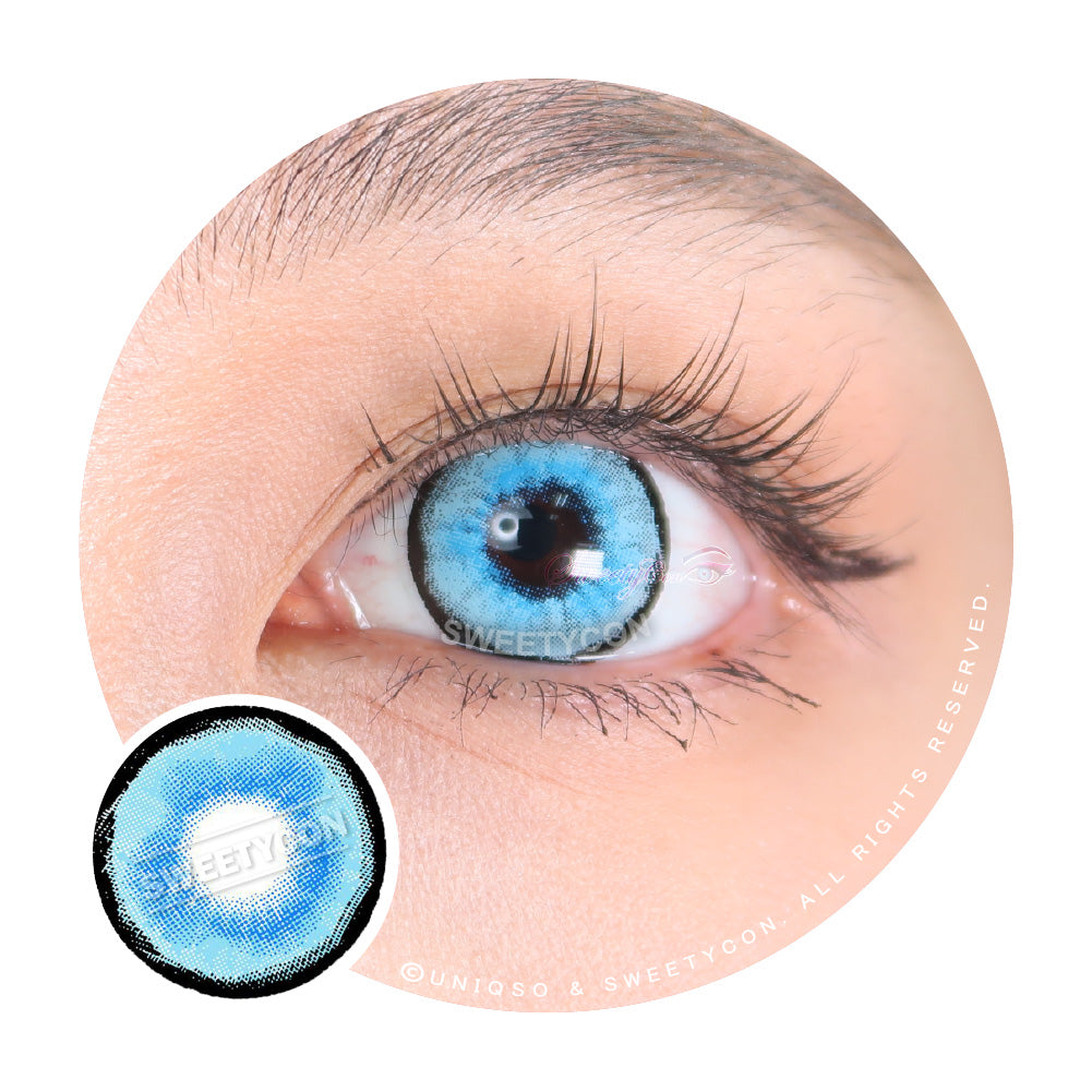 Sweety Aquaman Blue (1 lens/pack)-Colored Contacts-UNIQSO UK