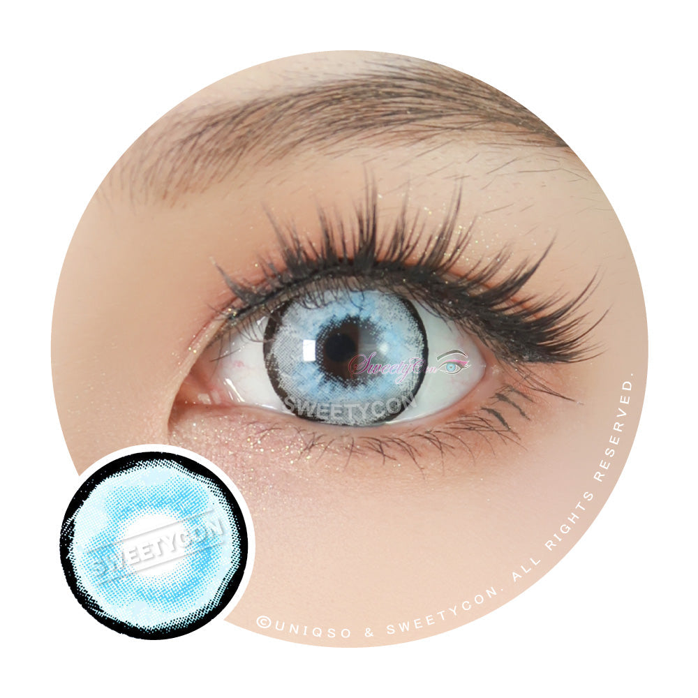 Sweety Aquaman Gray (1 lens/pack)-Colored Contacts-UNIQSO UK