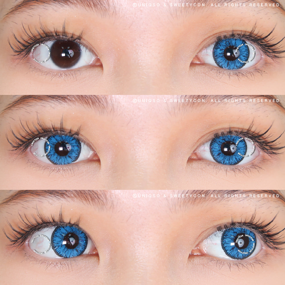 Sweety Candy Blue (New) (1 lens/pack)-Colored Contacts-UNIQSO UK