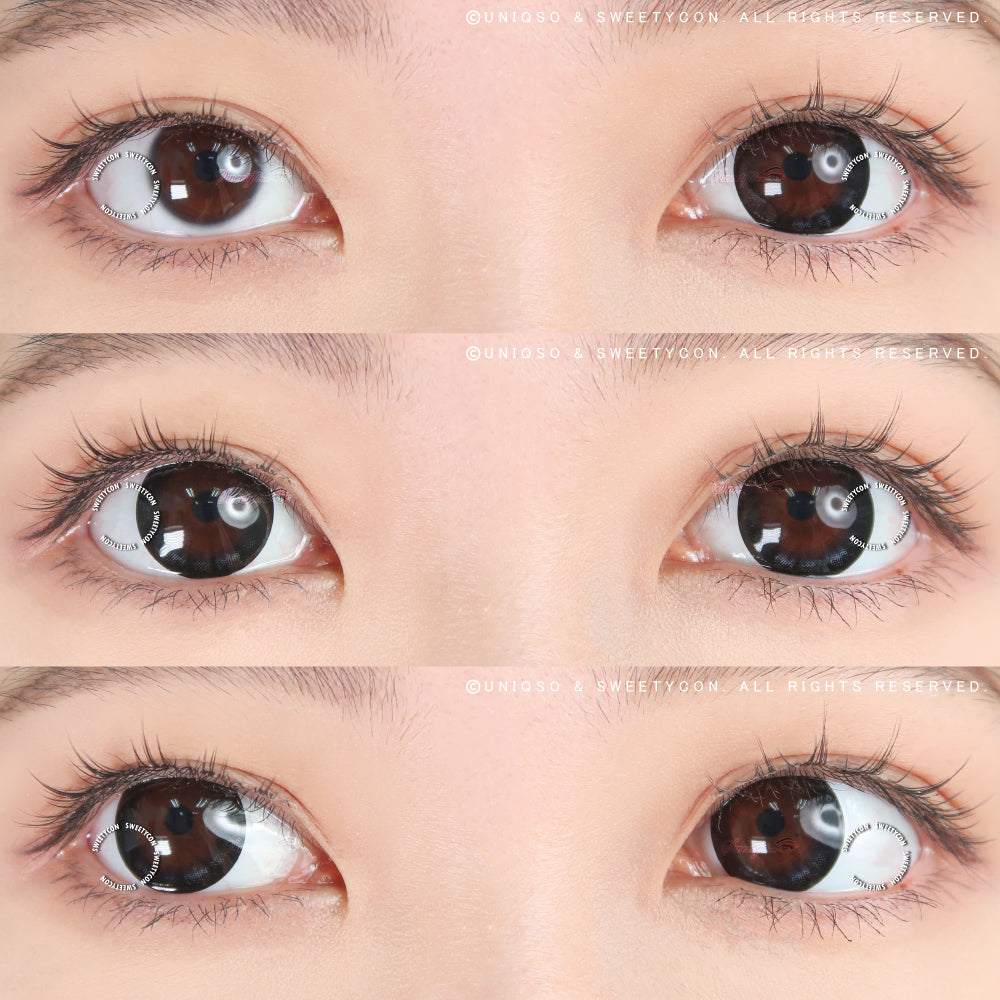 Sweety Circle Black (1 lens/pack)-Colored Contacts-UNIQSO UK
