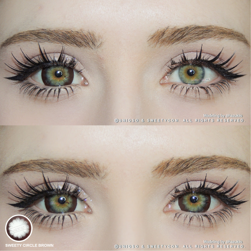 Sweety Circle Brown (1 lens/pack)-Colored Contacts-UNIQSO UK