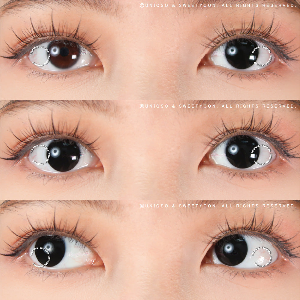 Sweety Crazy Blind Black (1 lens/pack)-Crazy Contacts-UNIQSO UK