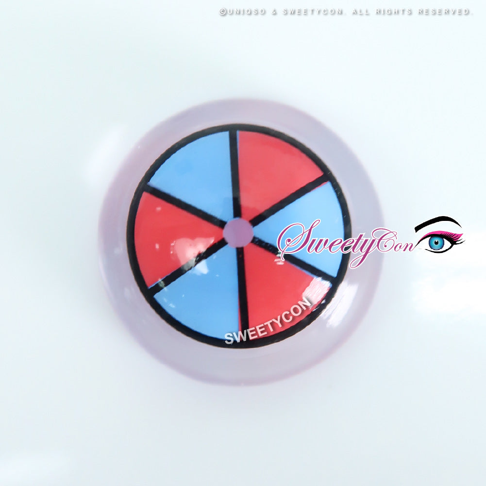 Sweety Crazy Clown (1 lens/pack)-Colored Contacts-UNIQSO UK