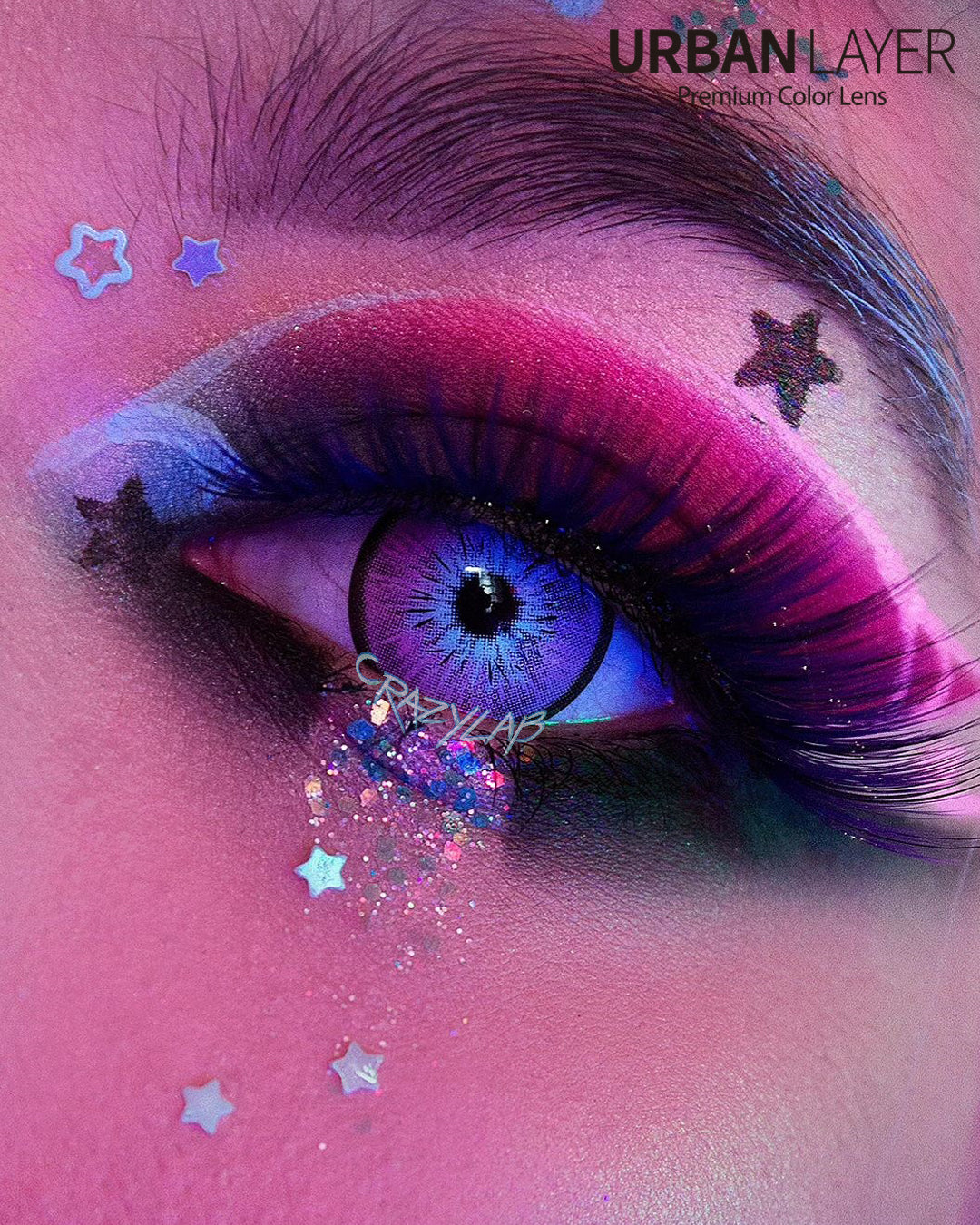 Sweety Crazy Cosmos (1 lens/pack)-Colored Contacts-UNIQSO UK