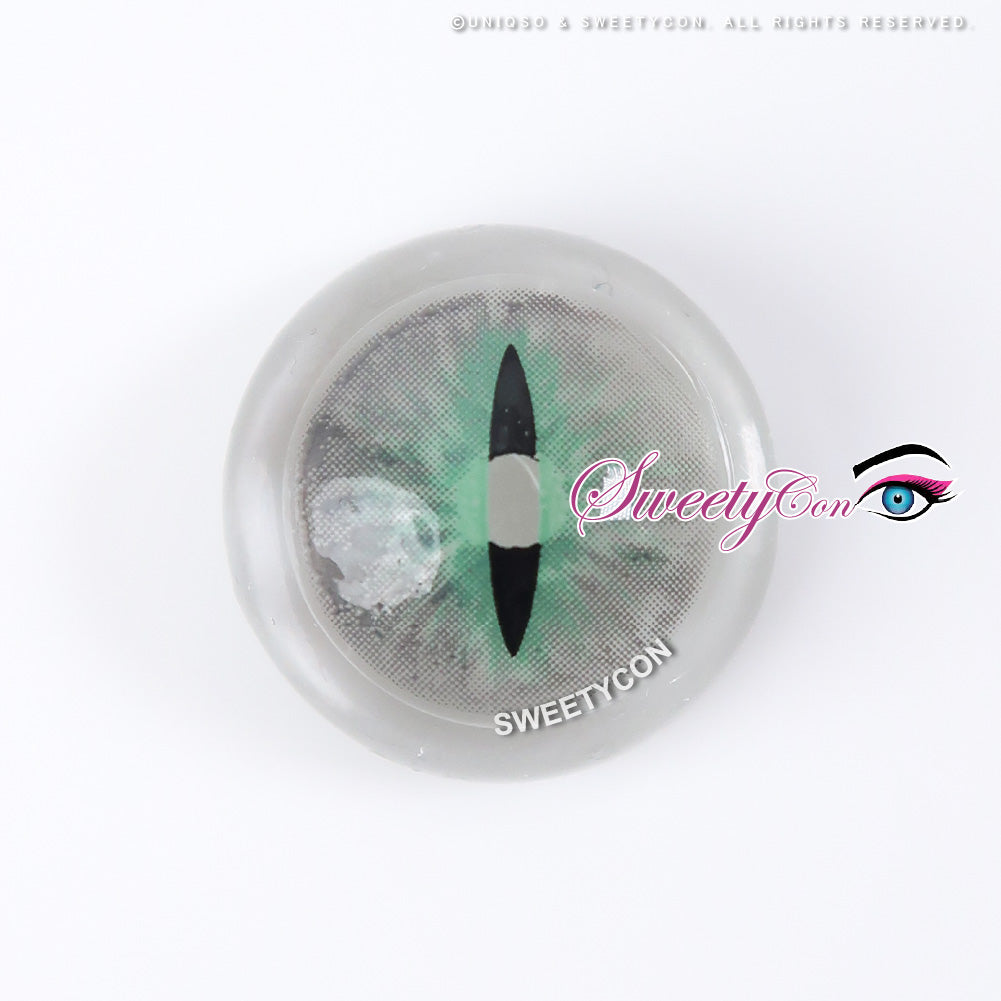 Sweety Crazy Gray Demon Eye / Cat Eye (New) (1 lens/pack)-Crazy Contacts-UNIQSO UK