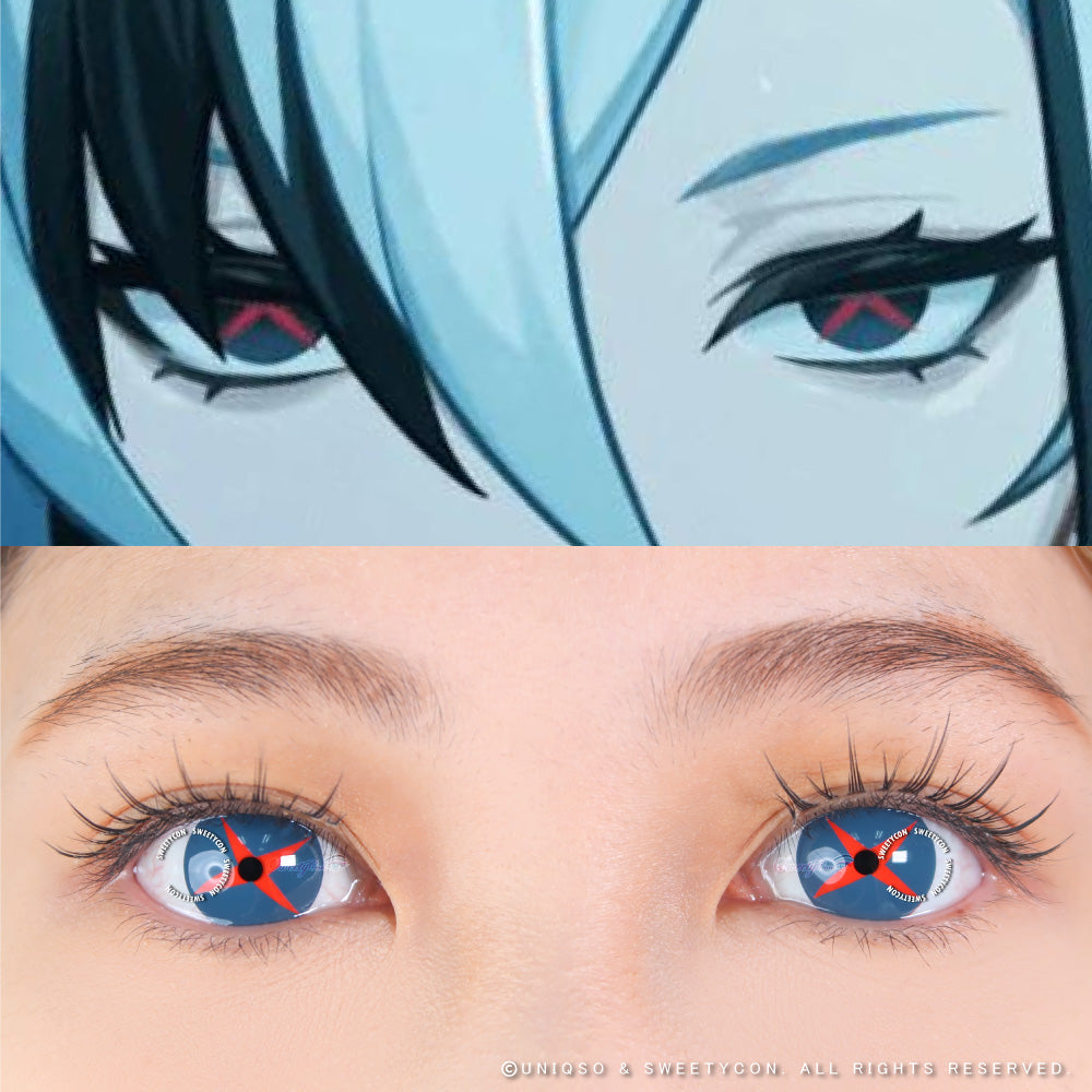 Sweety Crazy Knave Cross (1 lens/pack)-Colored Contacts-UNIQSO UK