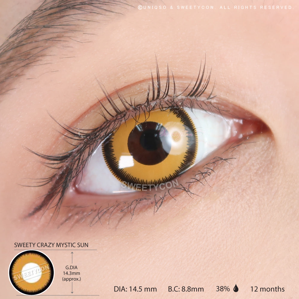 Sweety Crazy Mystic Sun (1 lens/pack)-Crazy Contacts-UNIQSO UK
