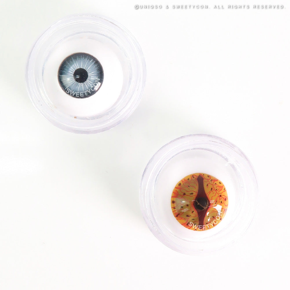 Sweety Crazy Orange Dragon Eyes (1 lens/pack)-Crazy Contacts-UNIQSO UK