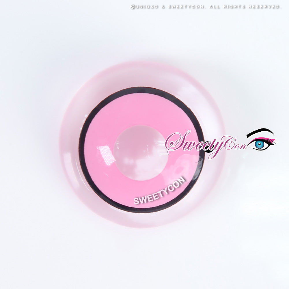 Sweety Crazy Pink Zombie / Manson (1 lens/pack)-Crazy Contacts-UNIQSO UK