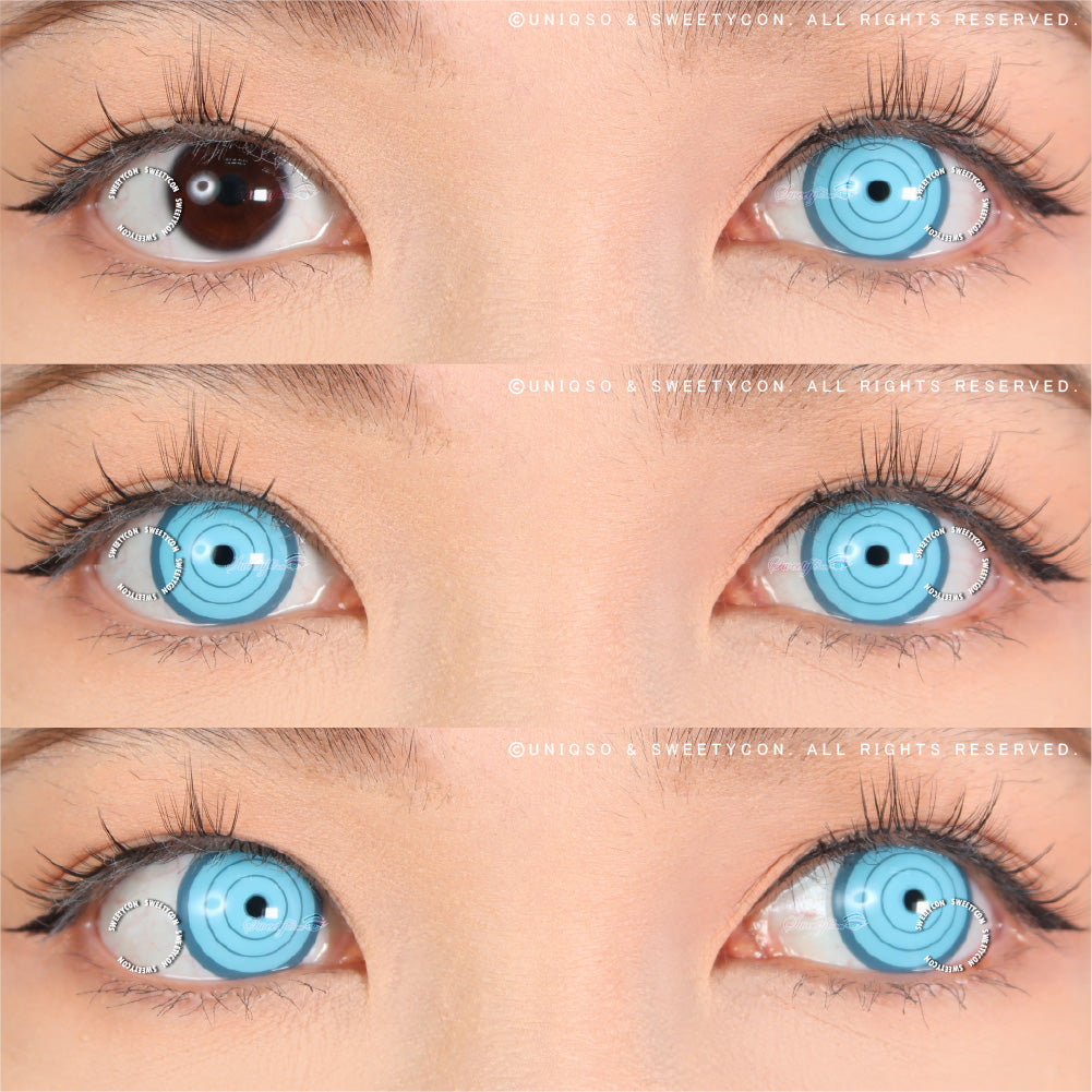 Sweety Crazy Rings Blue (1 lens/pack)-Crazy Contacts-UNIQSO UK