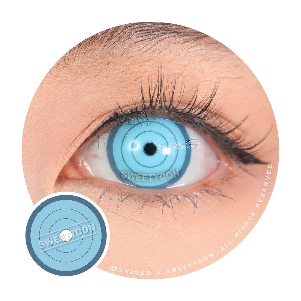 Sweety Crazy Rings Blue (1 lens/pack)-Crazy Contacts-UNIQSO UK