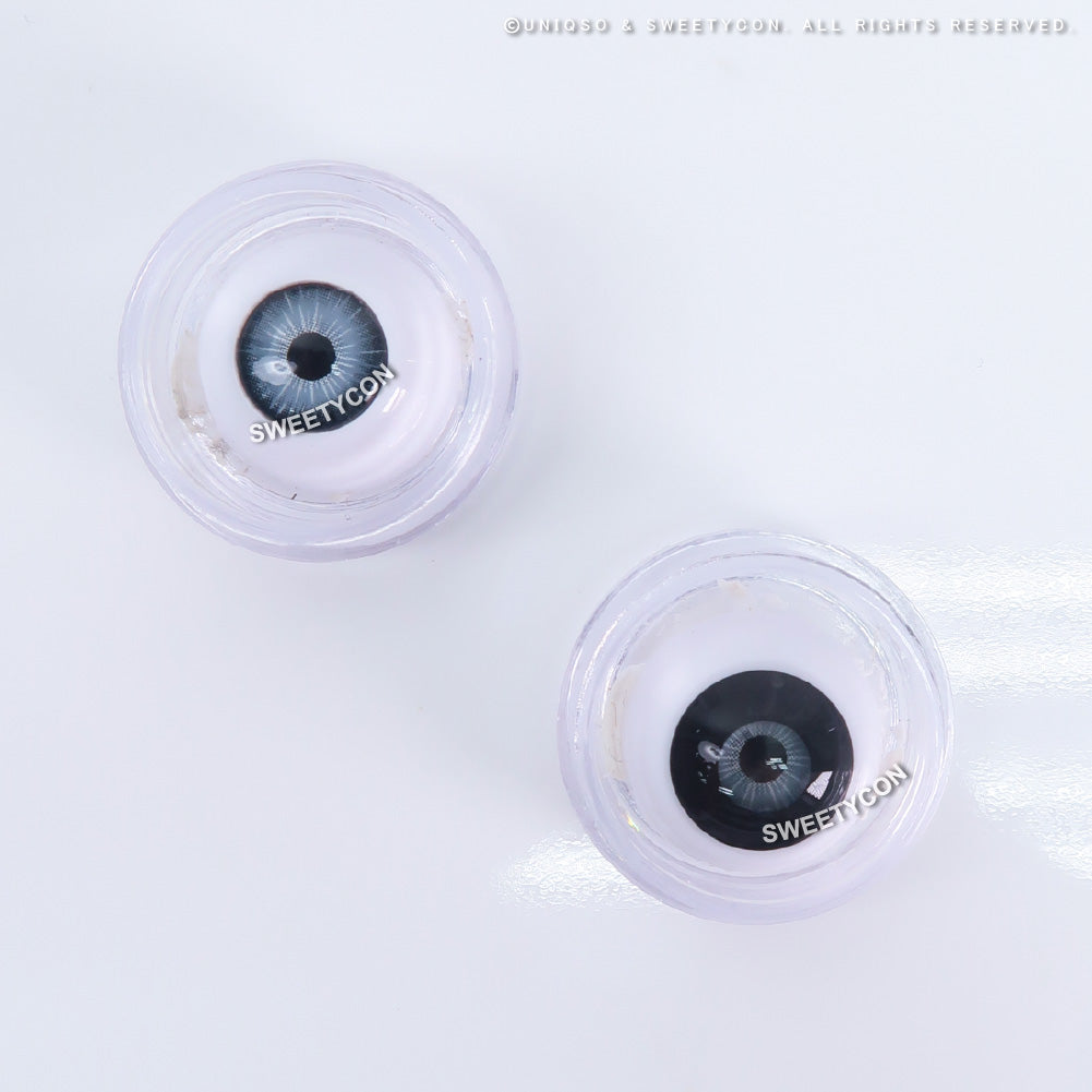 Sweety Crazy Solid Black (1 lens/pack)-Crazy Contacts-UNIQSO UK