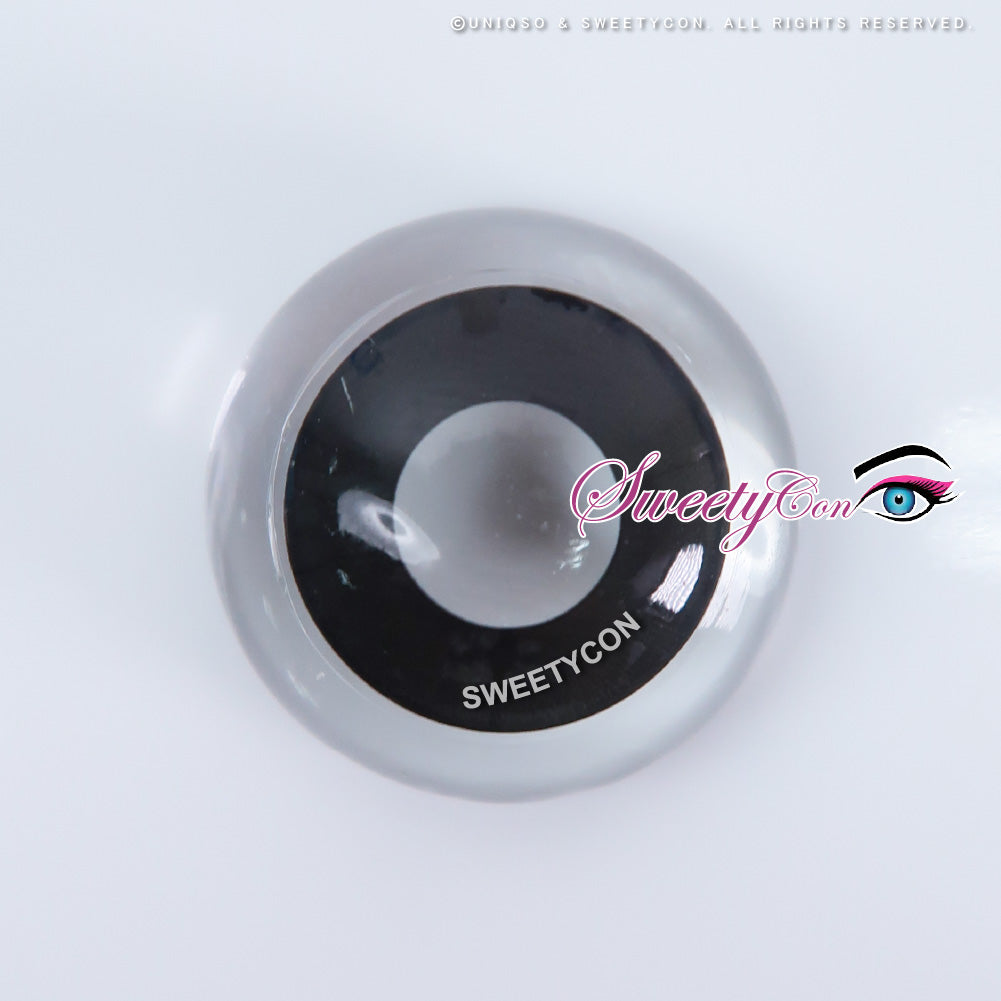 Sweety Crazy Solid Black (1 lens/pack)-Crazy Contacts-UNIQSO UK