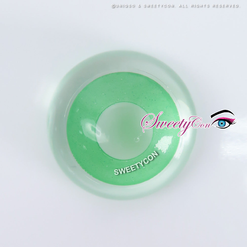 Sweety Crazy Solid Dark Green (1 lens/pack)-Crazy Contacts-UNIQSO UK