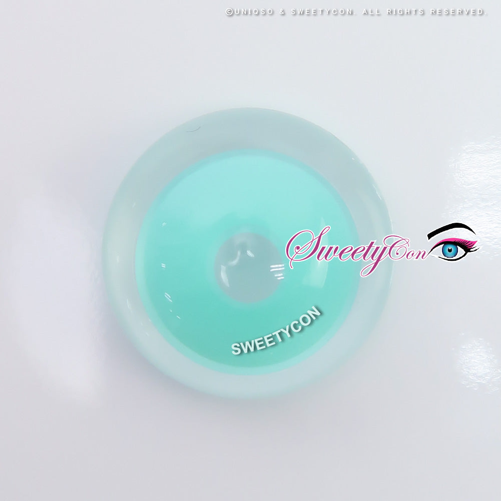 Sweety Crazy Turquoise (1 lens/pack)-Colored Contacts-UNIQSO UK