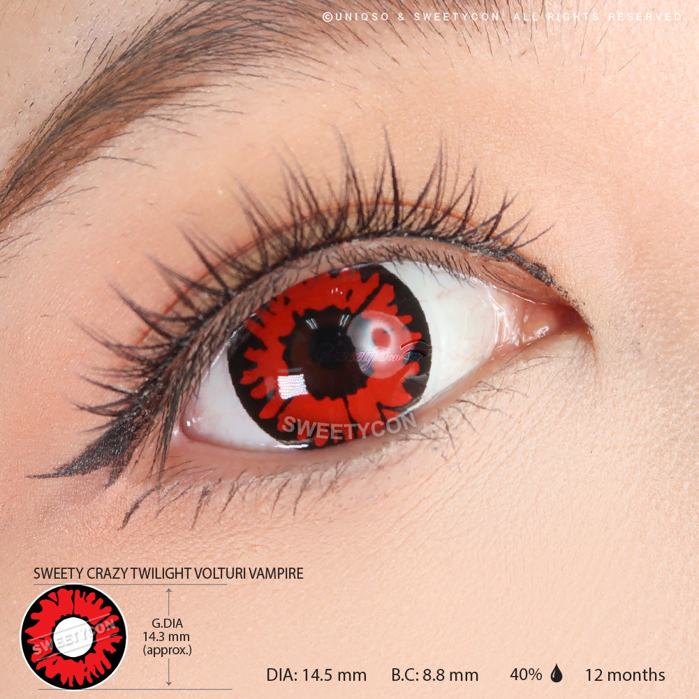 Sweety Crazy UV Twilight Volturi Vampire (1 lens/pack)-Crazy Contacts-UNIQSO UK