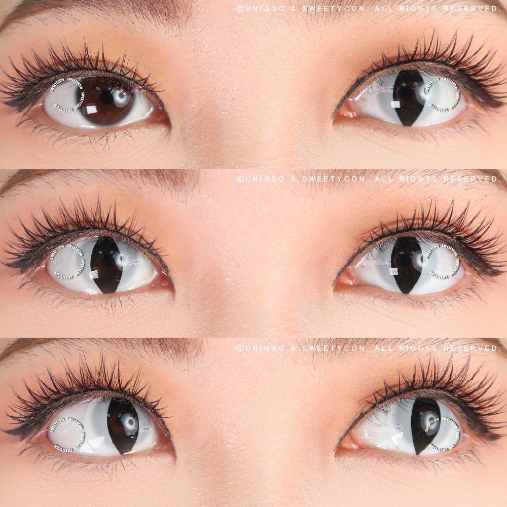 Sweety Crazy UV White Cat (1 lens/pack)-Crazy Contacts-UNIQSO UK