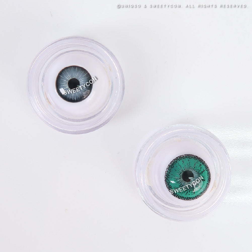 Sweety Crazy Zombie Green (1 lens/pack)-Crazy Contacts-UNIQSO UK