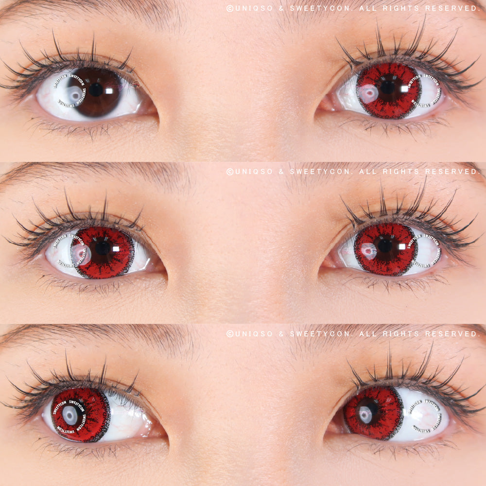 Sweety Crazy Zombie Red (1 lens/pack)-Crazy Contacts-UNIQSO UK