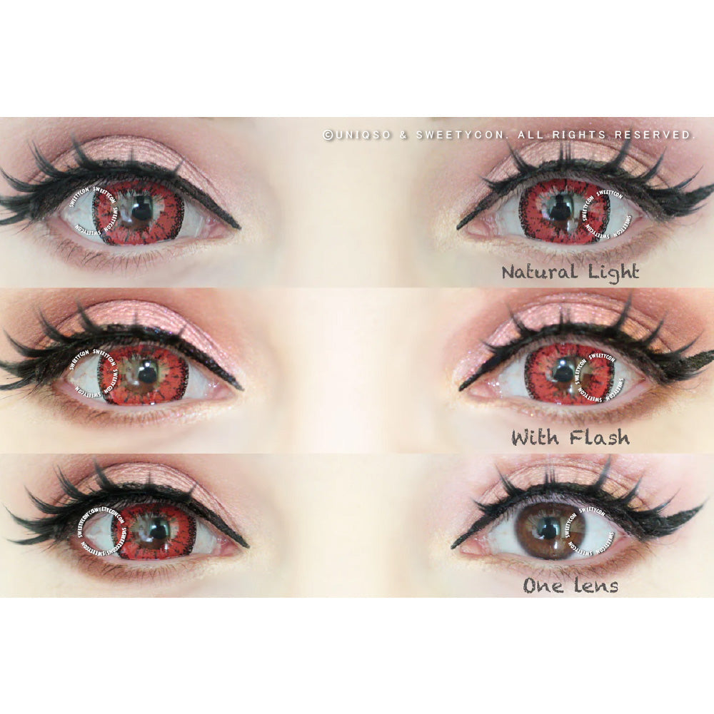 Sweety Crazy Zombie Red (1 lens/pack)-Crazy Contacts-UNIQSO UK