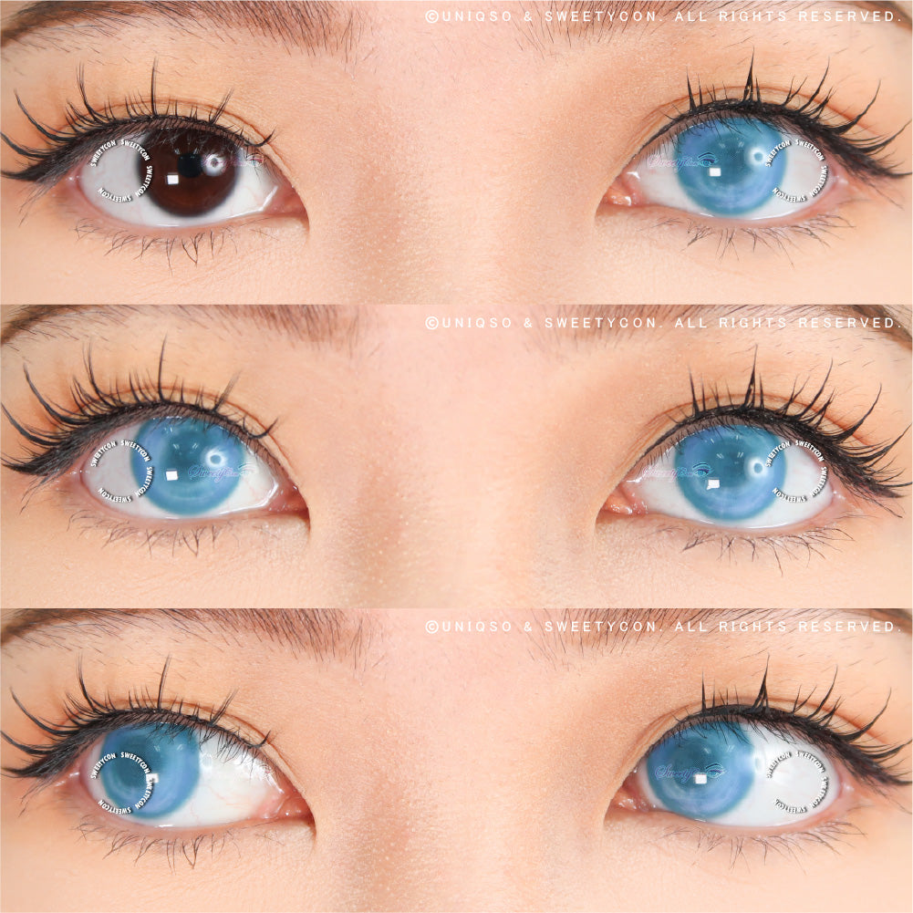 Sweety Delulu Blue (1 lens/pack)-Colored Contacts-UNIQSO UK