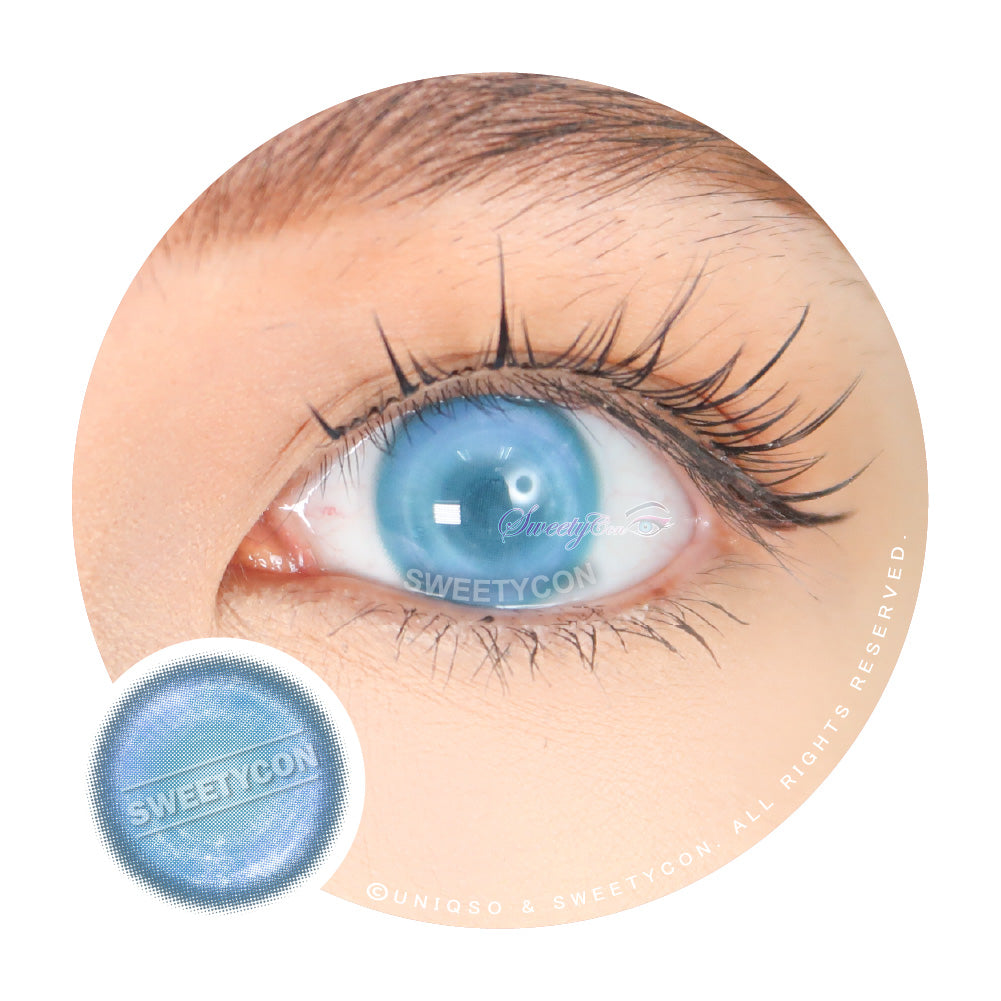 Sweety Delulu Blue (1 lens/pack)-Colored Contacts-UNIQSO UK