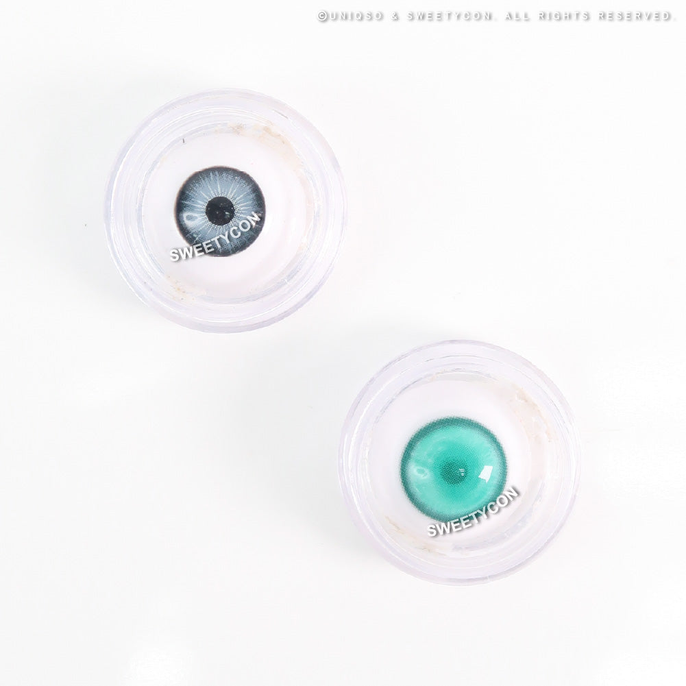 Sweety Delulu Green (1 lens/pack)-Colored Contacts-UNIQSO UK