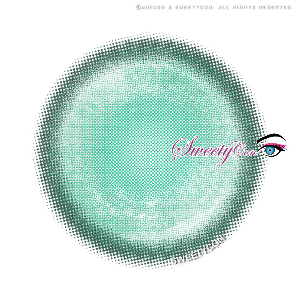 Sweety Delulu Green (1 lens/pack)-Colored Contacts-UNIQSO UK