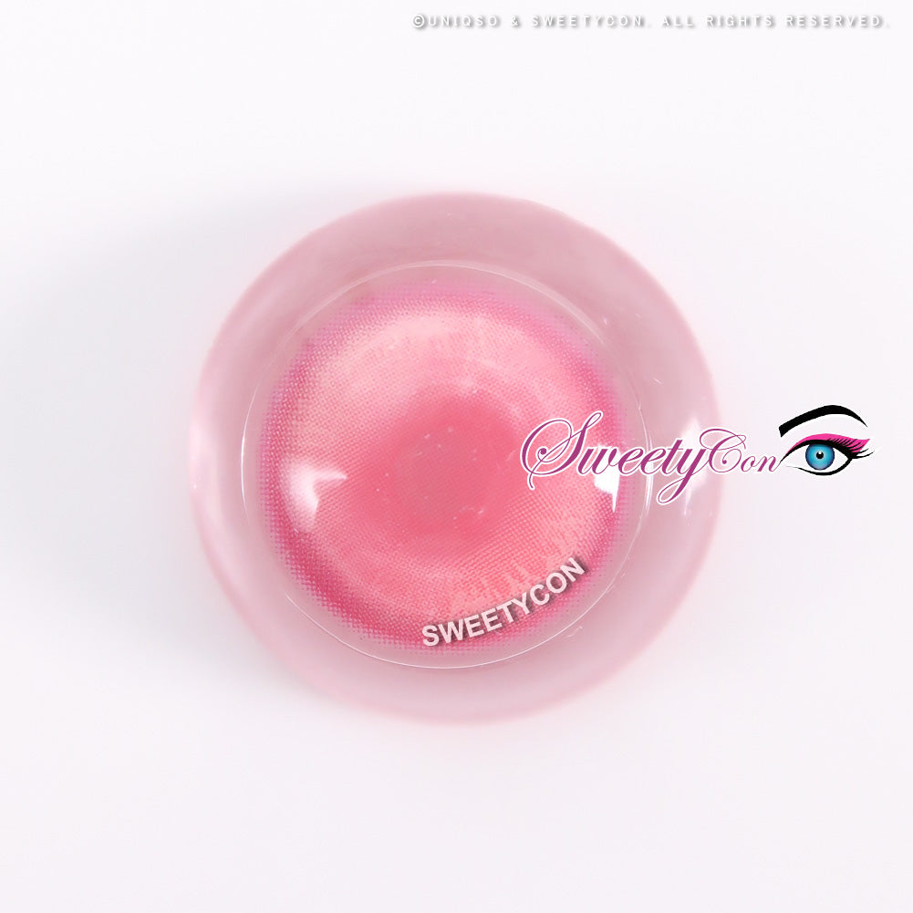 Sweety Delulu Pink (1 lens/pack)-Colored Contacts-UNIQSO UK