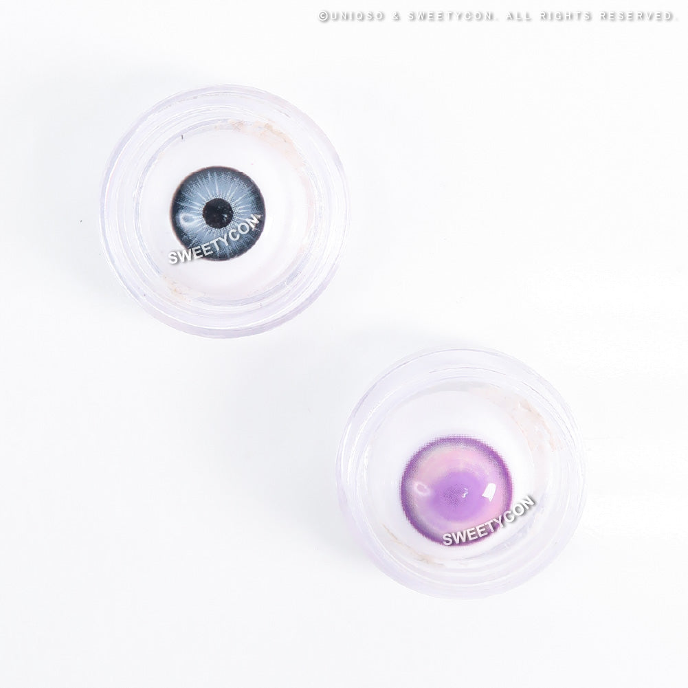 Sweety Delulu Violet (1 lens/pack)-Colored Contacts-UNIQSO UK