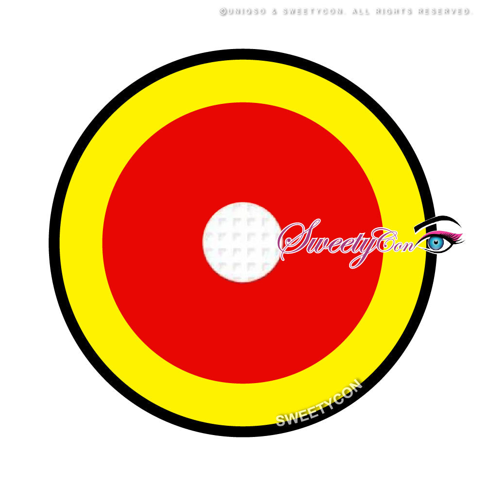 Sweety Demon Killer - Fire Flame (1 lens/pack)-Colored Contacts-UNIQSO UK