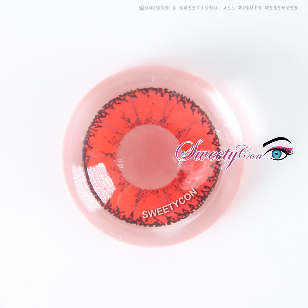 Sweety Devil Red (1 lens/pack)-Colored Contacts-UNIQSO UK