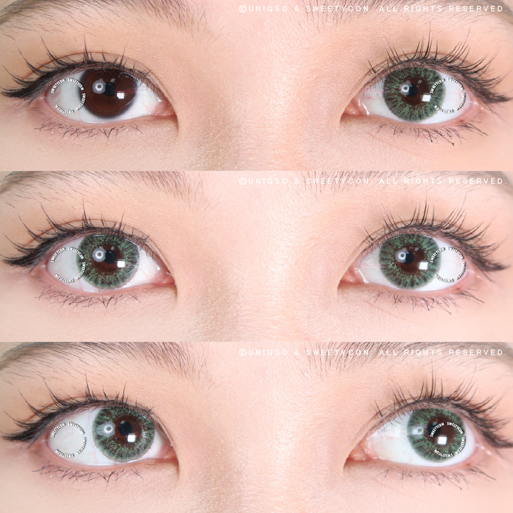 Sweety Emerald (1 lens/pack)-Colored Contacts-UNIQSO UK