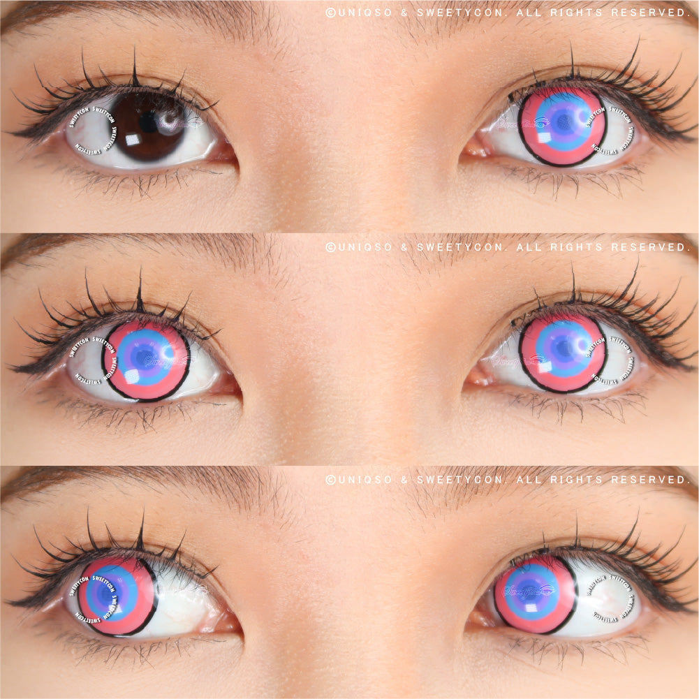 Sweety Crazy Neon Eclipse (1 lens/pack)-Colored Contacts-UNIQSO UK