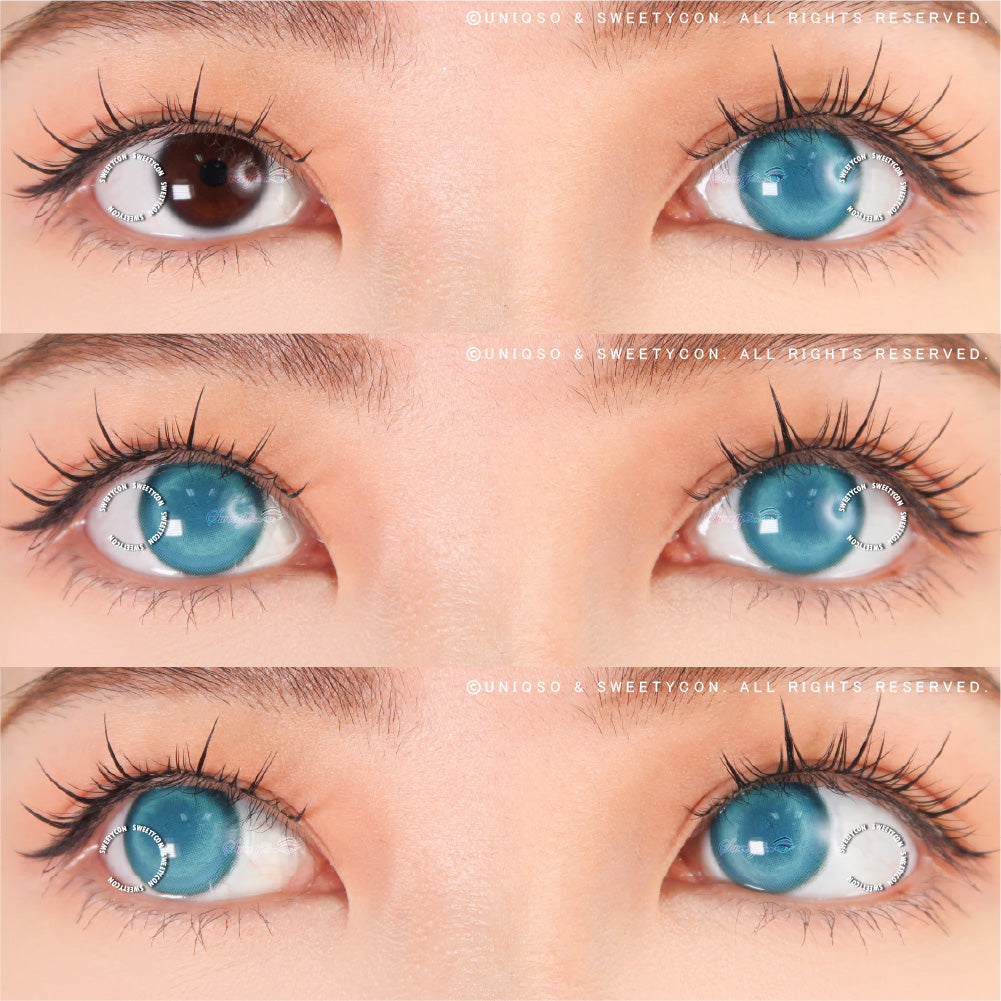Sweety Glass Ball Blue (1 lens/pack)-Colored Contacts-UNIQSO UK
