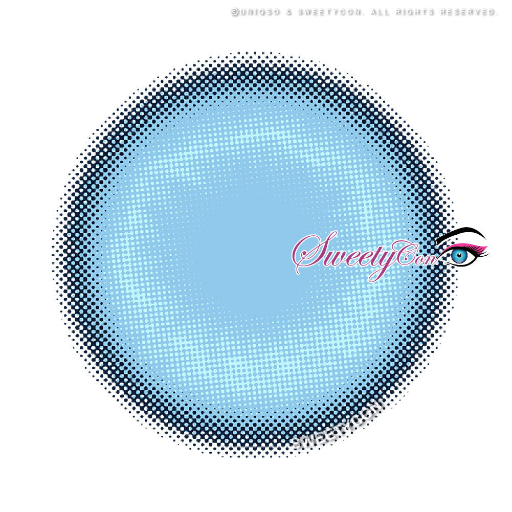 Sweety Glass Ball Blue (1 lens/pack)-Colored Contacts-UNIQSO UK