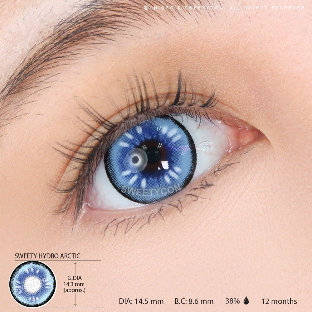 Sweety Hydro Arctic (1 lens/pack)-Colored Contacts-UNIQSO UK