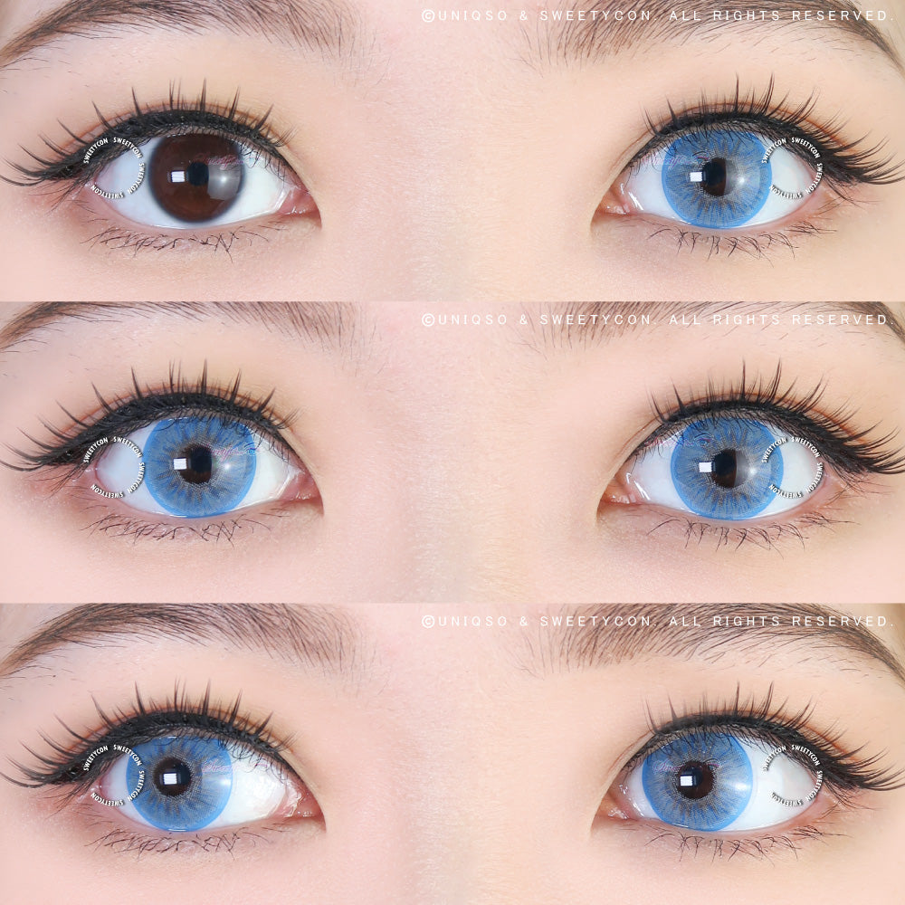 Sweety Icy 2 Blue (1 lens/pack)-Colored Contacts-UNIQSO UK