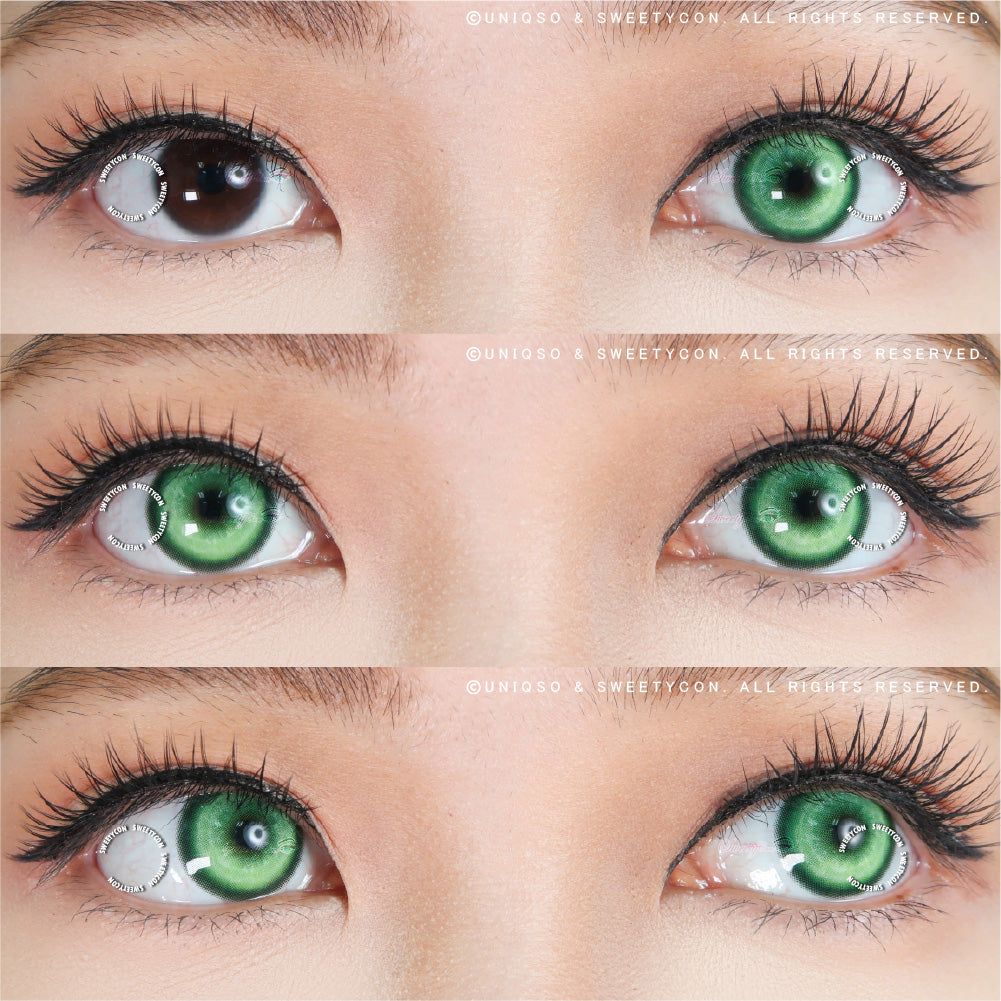 Sweety Koi Green (1 lens/pack)-Colored Contacts-UNIQSO UK