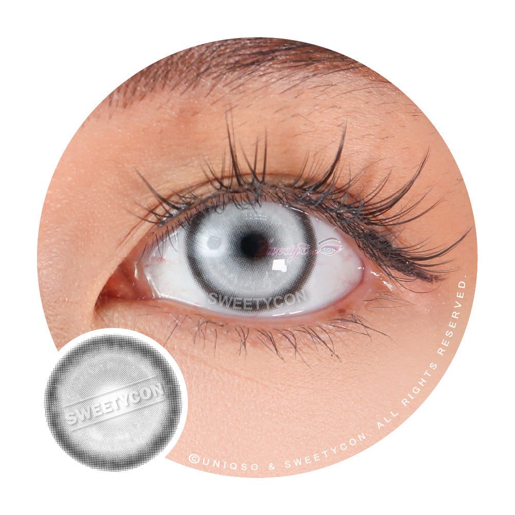Sweety Koi Grey (1 lens/pack)-Colored Contacts-UNIQSO UK