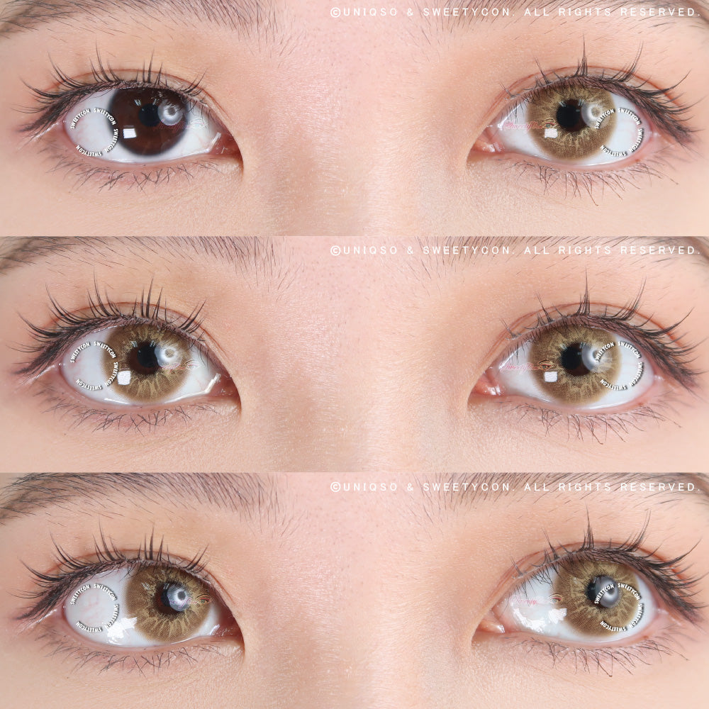 Sweety Love.S Brown (1 lens/pack)-Colored Contacts-UNIQSO UK