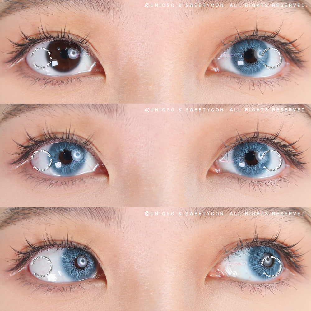 Sweety Love.S Dark Blue (1 lens/pack)-Colored Contacts-UNIQSO UK