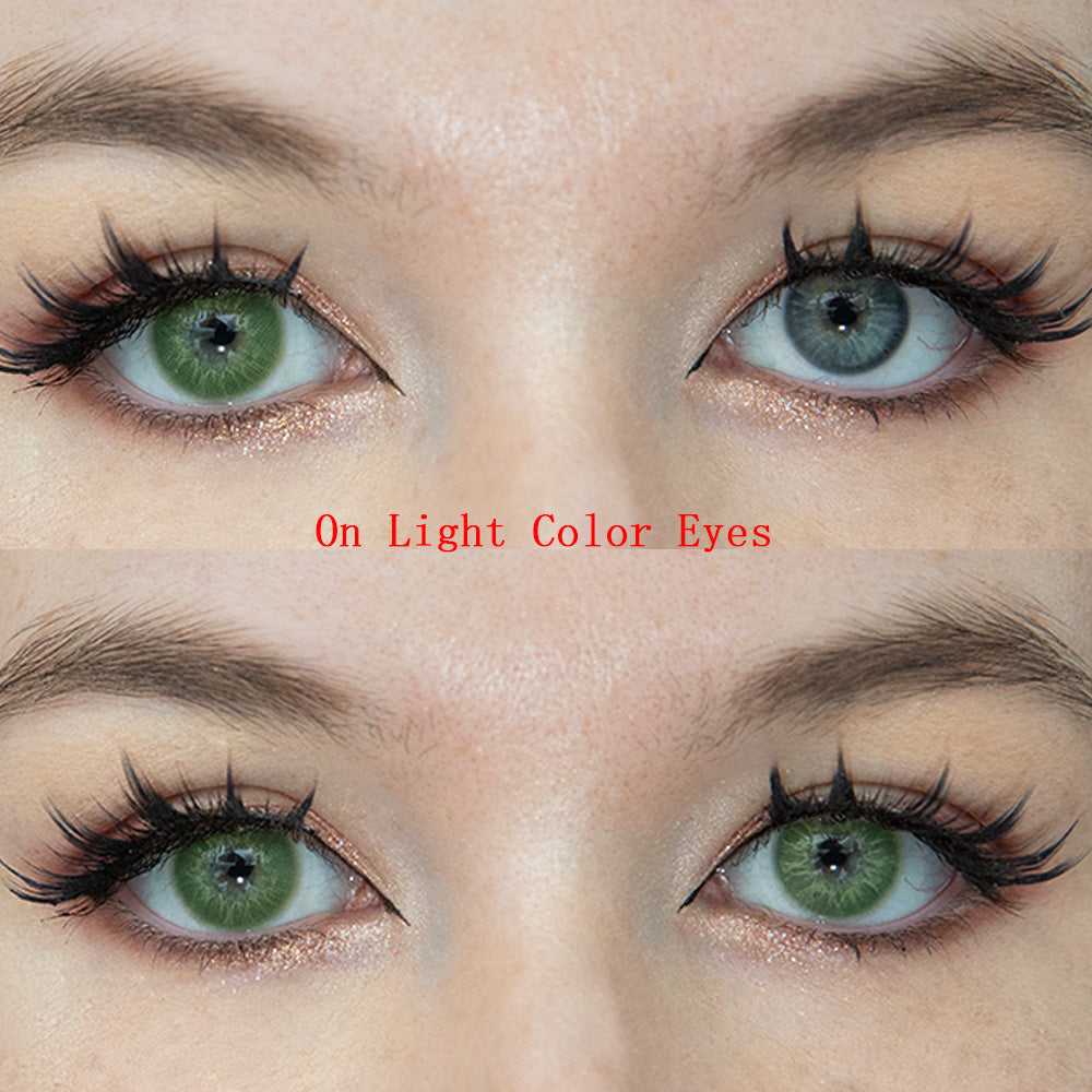 Sweety Love.S Green (1 lens/pack)-Colored Contacts-UNIQSO UK