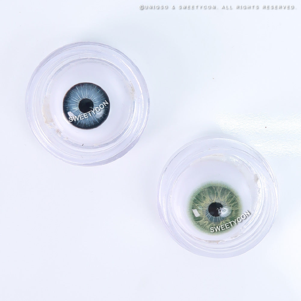 Sweety Love.S Green (1 lens/pack)-Colored Contacts-UNIQSO UK