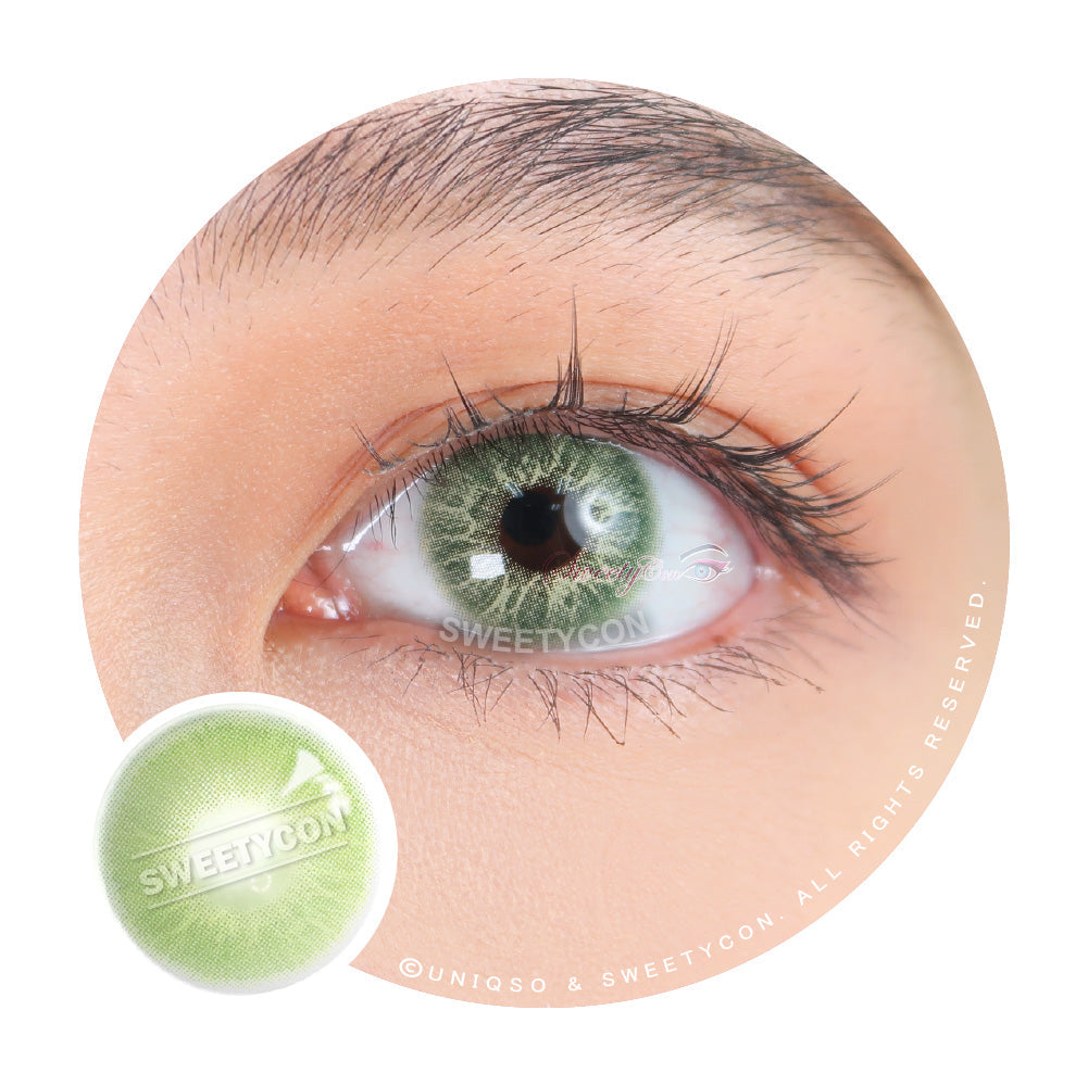Sweety Love.S Green (1 lens/pack)-Colored Contacts-UNIQSO UK