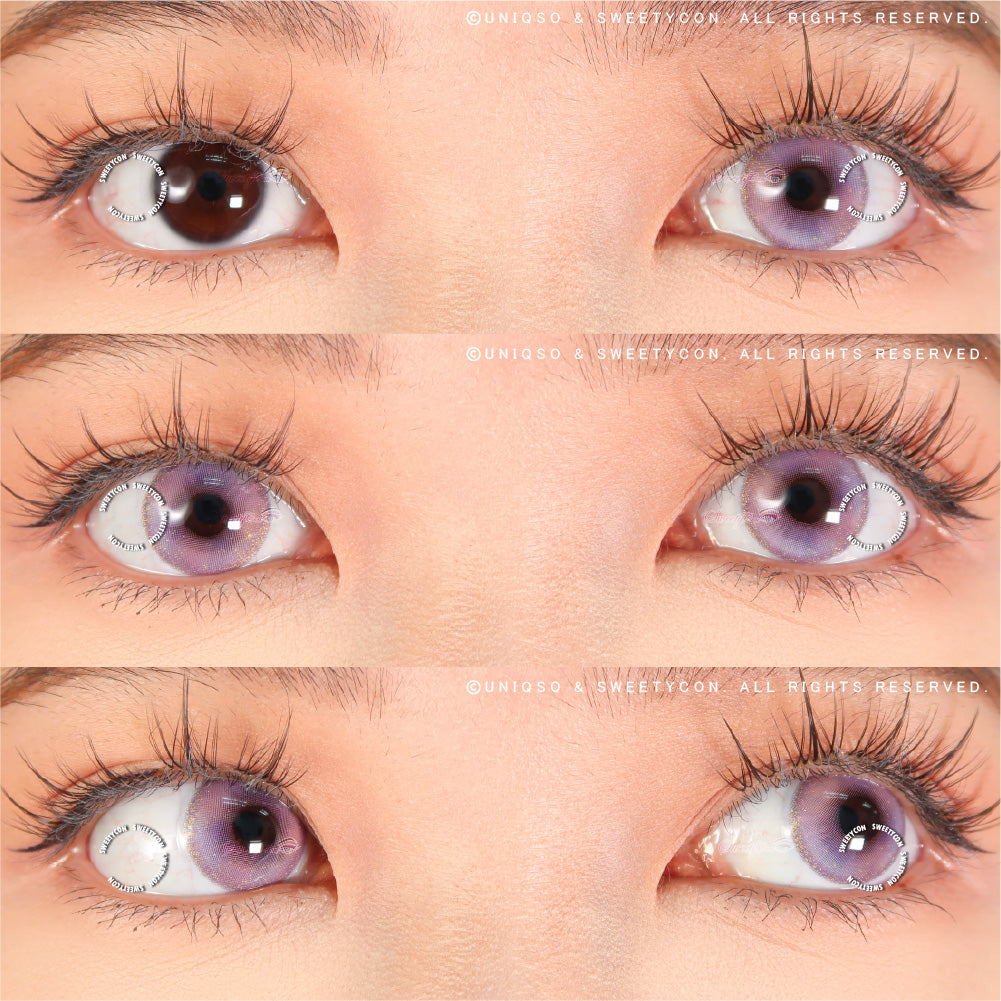 Sweety Lovejoy Violet (1 lens/pack)-Colored Contacts-UNIQSO UK